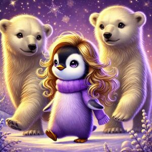 Polly und zwei Eisbären auf der Seite: Wie alles begann